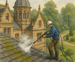 A PROP&rsquo;EAU : Nettoyage vapeur écologique pour votre toiture