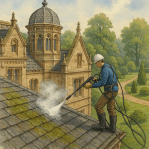 A PROP&rsquo;EAU : Nettoyage vapeur écologique pour votre toiture