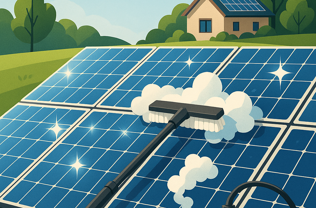 Nettoyage de panneaux solaires photovoltaïques : Guide complet