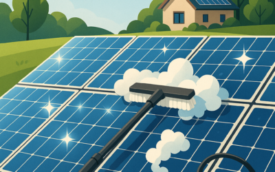 Nettoyage de panneaux solaires photovoltaïques : Guide complet