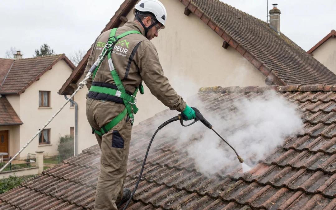 Démoussage Écologique : La Vapeur Basse Pression Révolutionne le Nettoyage de Toiture à Fourmies