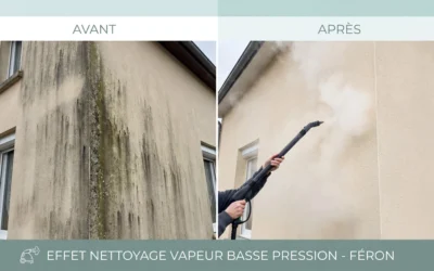 Nettoyage Vapeur Basse Pression à Féron : La Solution Écologique pour Vos Façades