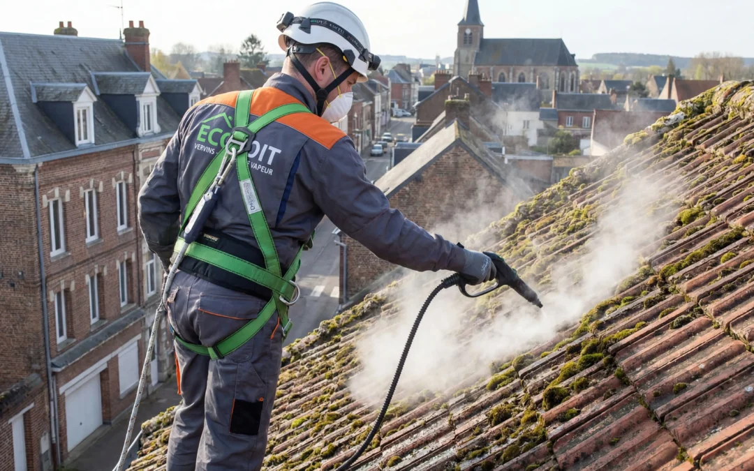Nettoyage Vapeur de Votre Toiture à Vervins