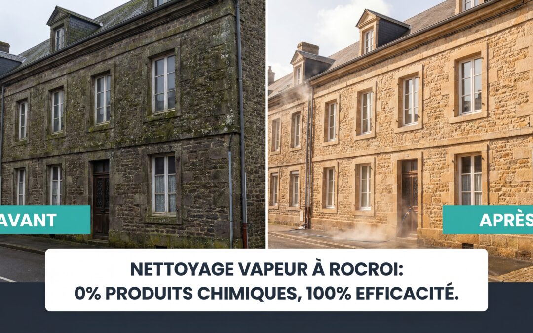 Nettoyage Vapeur des Façades à Rocroi