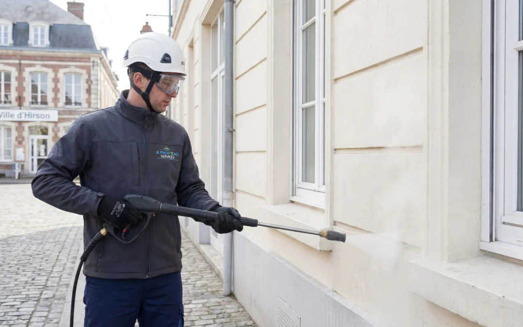 Nettoyage Vapeur des façades à Hirson