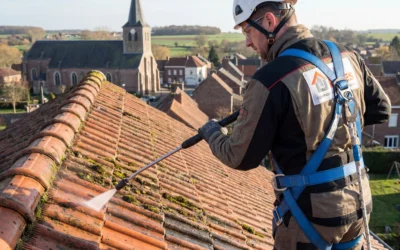 Nettoyage Vapeur des toitures à Liessies