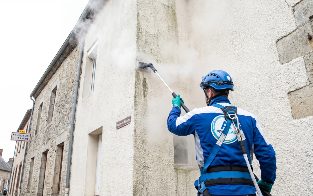 Nettoyage Vapeur Écologique : La Solution Basse Pression pour Vos Façades au Nouvion-en-Thiérache
