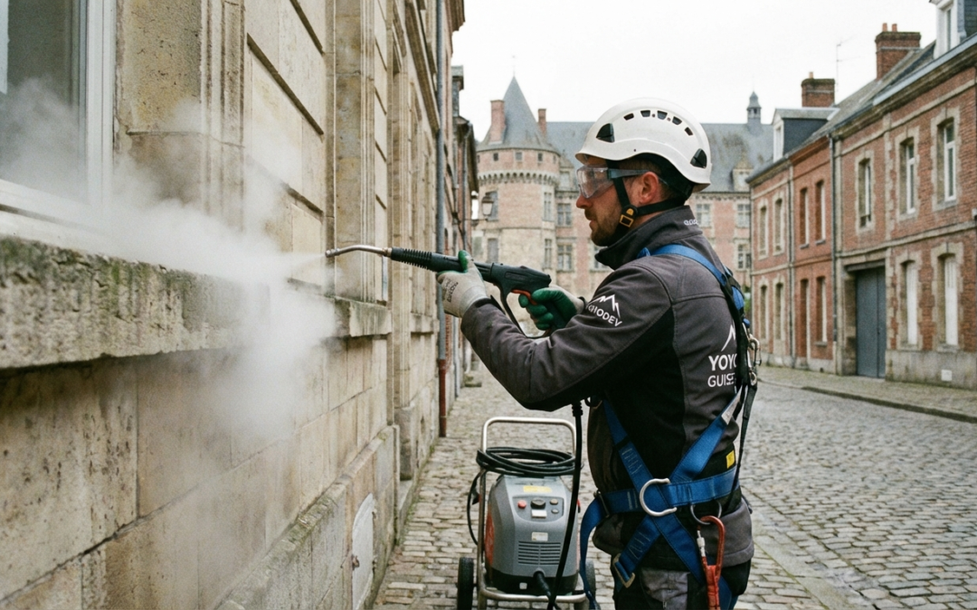 Nettoyage Vapeur pour vos façades à Guise