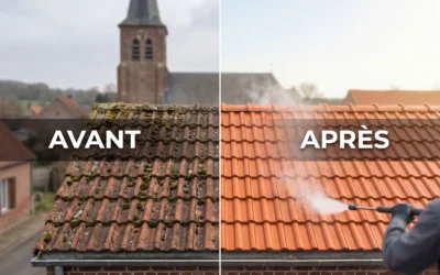 Nettoyage vapeur de toitures au Nouvion-en-Thiérache