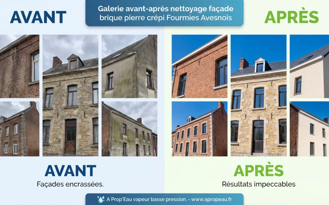 Nettoyage de Façades à Fourmies | Vapeur Basse Pression Écologique